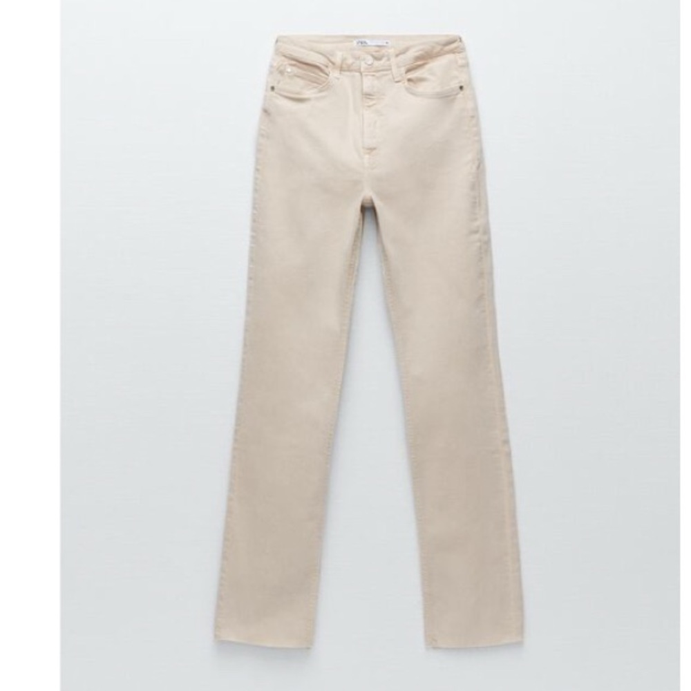 ZARA Women's Cream Jeans